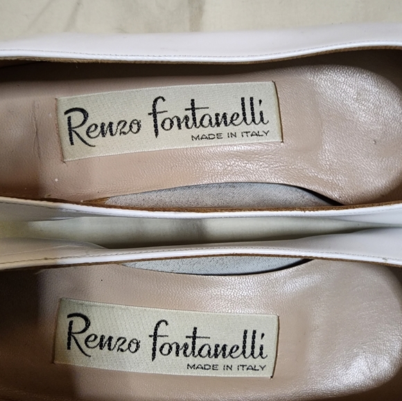 Italian leather shoes, vintage, black and white, AA, narrow - Picture 2 of 11